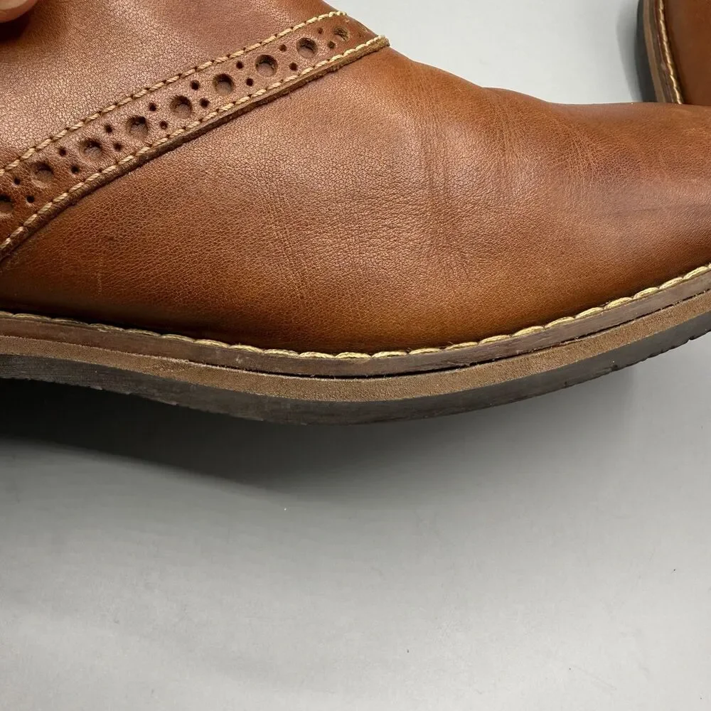 Cole Haan Drake Leather Oxfords Shoes Men's Brown Size 10 M